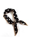 DOTS SCARF - blk white
